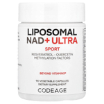 Codeage, Sport, Liposomal NAD+ ULTRA, липосомальный НАД, 90 растительных капсул