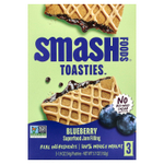 Smash Foods, Toasties™, голубика, 3 шт., 54 г (1,9 унции) каждое