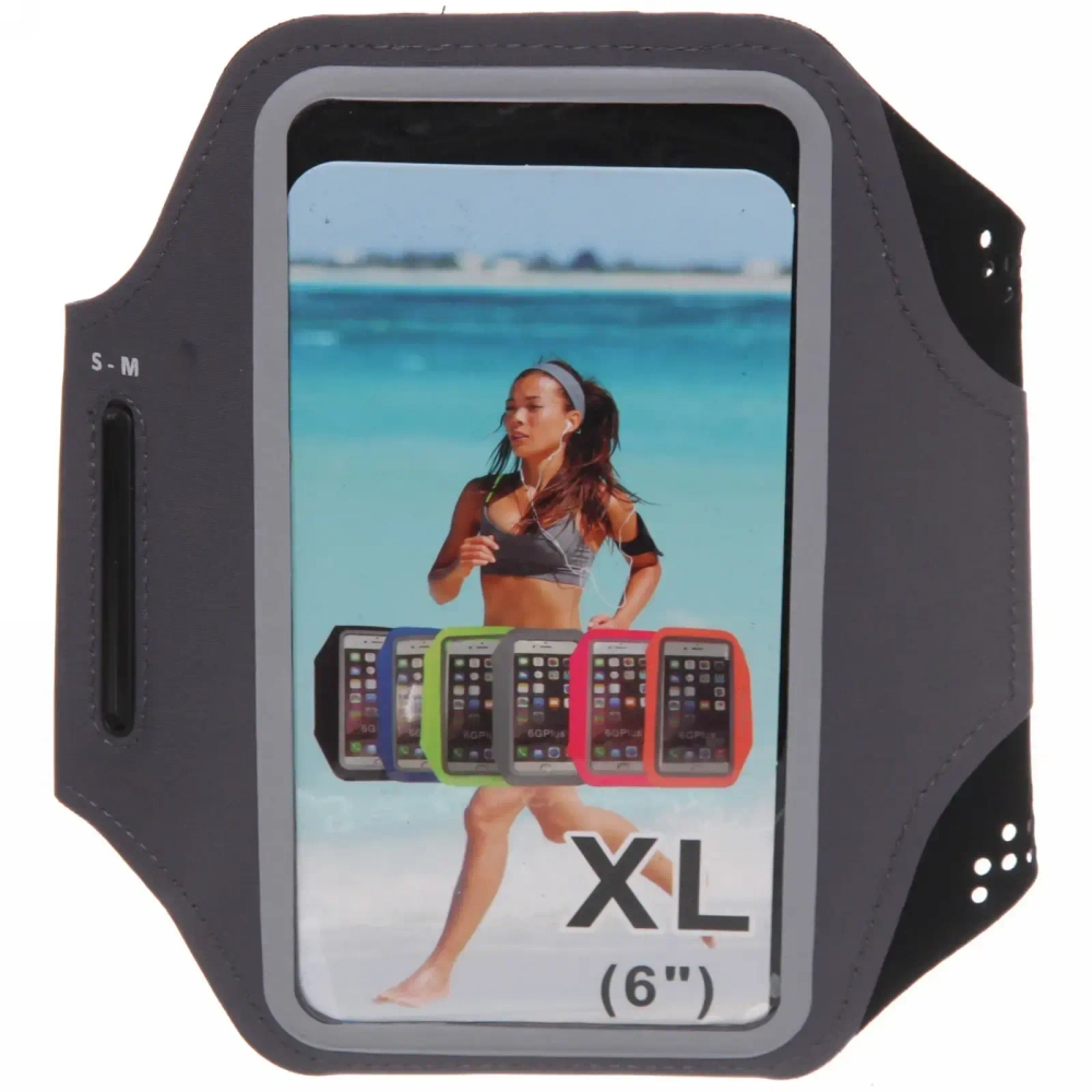 Чехол спортивный для телефона на руку «Attention» (для телефона 6»), микс