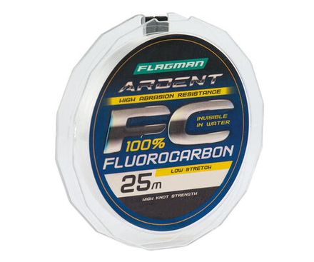 FLAGMAN Леска Ardent Fluorocarbon 25м 0,55мм 17,7кг/39lb