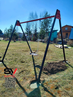 Монтаж уличных качелей Sv Sport
