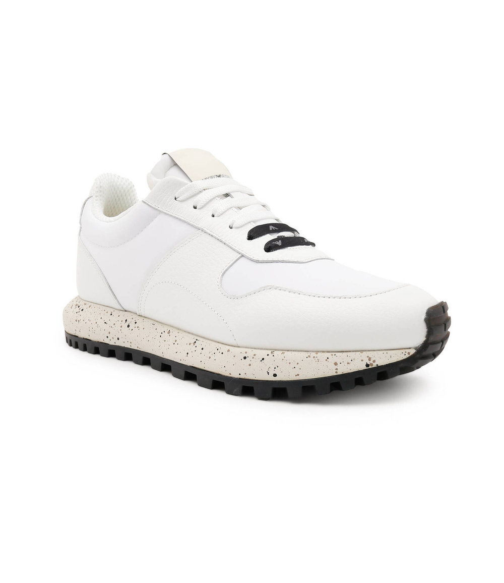 Кожаные кроссовки Emporio Armani - белый(X4X624 XN794)