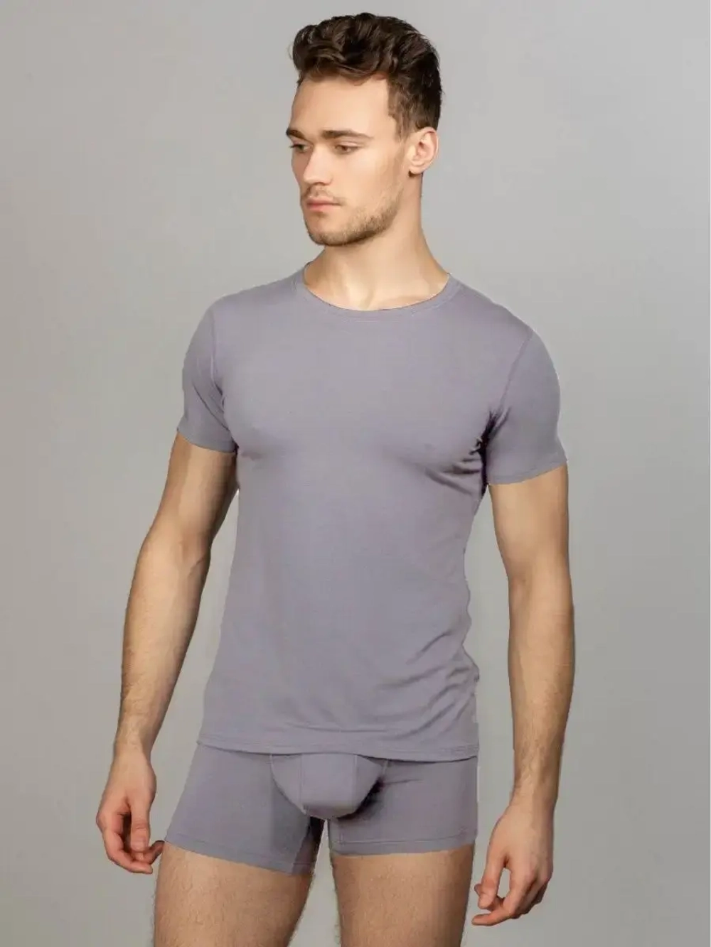 Футболка базовая однотонная