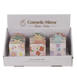 GAEM Зеркало карманное (блок 12шт), L6,5 W10,5 H1 см, 4в.