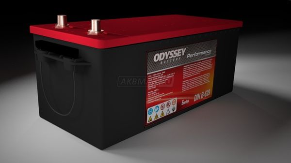 Тяговый аккумулятор ODYSSEY DIN B-1300 12V 170A  1300 А универс. пол. 170 Ач