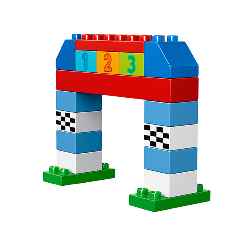 LEGO Duplo: Гонки на Тачках 10600 — Disney Pixar Cars Classic Race — Лего Дупло Тачки