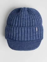 Шапка для мальчика с козырьком на осень