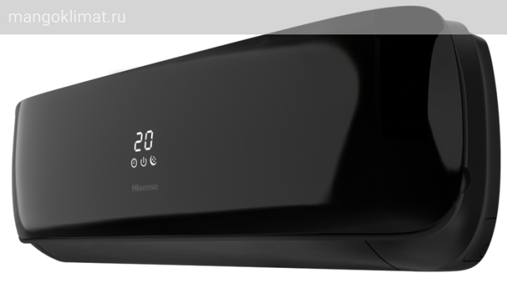Инверторная сплит-система Hisense серии BLACK CRYSTAL SUPER DC Inverter AS-10UW4RVETG01(B) (комплект)