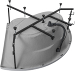 Акриловая ванна Aquanet Vitoria 130x130 (с каркасом)