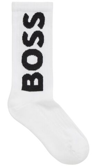 Теннисные носки BOSS x Matteo Berrettini QS Rib Logo CC 1P - white