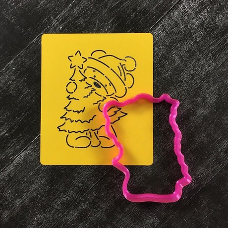 Мишка Новогодний №9 с елкой