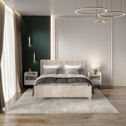 Кровать 1,4 м Версаль КР-13 мокко