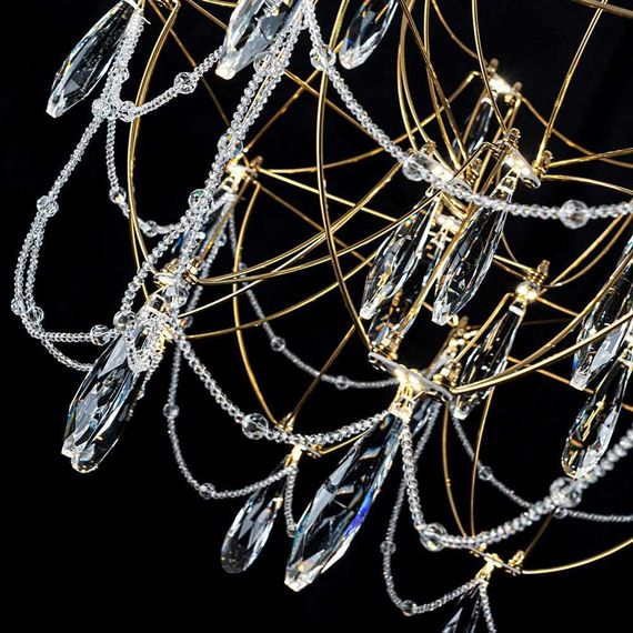 Подвесная светодиодная люстра Modelux Premium ML.5603.600P BS