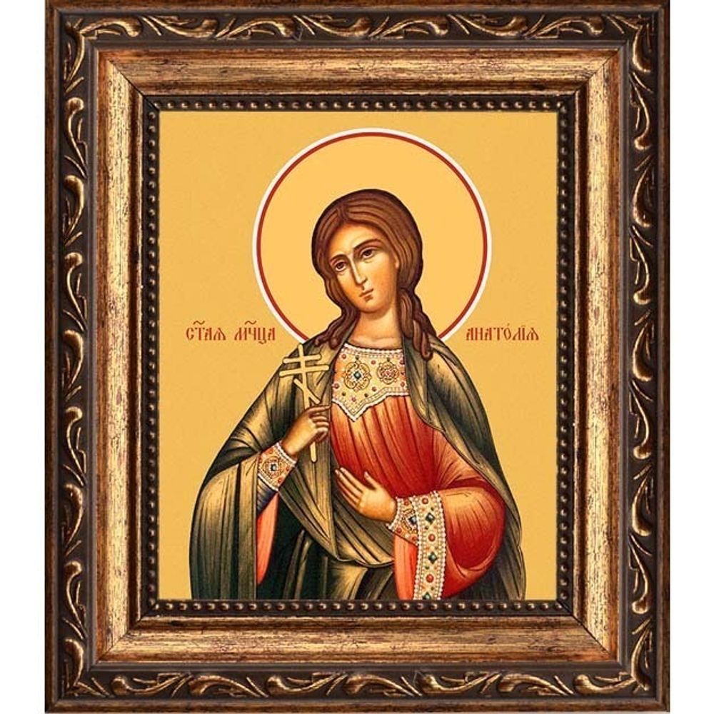 Анатолия Римская мученица. Икона на холсте.