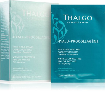 Thalgo Hyalu-Procollagen Wrinkle Correcting Pro Eye Patches - разглаживающая маска для глаз /  8x2 szt.   / GTIN 3525801677307
