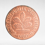 Germany, 2 Pfennigs, 1980, (Stuttgart Mint - "F"), VF