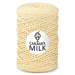 Шнур Caramel Milk, 3мм, 300м, 100% полиэфир (1 шт.)