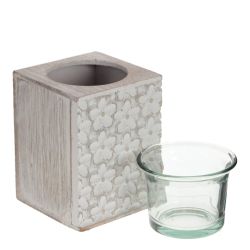 GAEM Подсвечник, L7 W7 H10 см