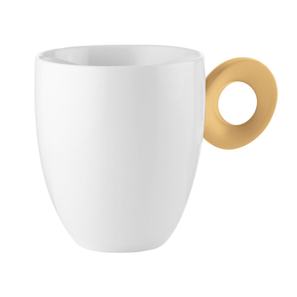 Кружка Everyday, 250 мл, белая/желтая