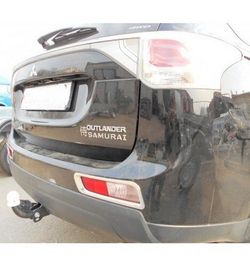Фаркоп Mitsubishi Outlander 2012-2022, условно-съемный,(без электрики) Трейлер.7140