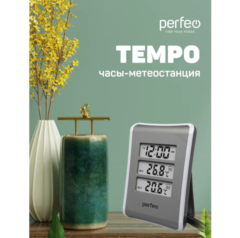 Часы-метеостанция Perfeo PF-S3316E