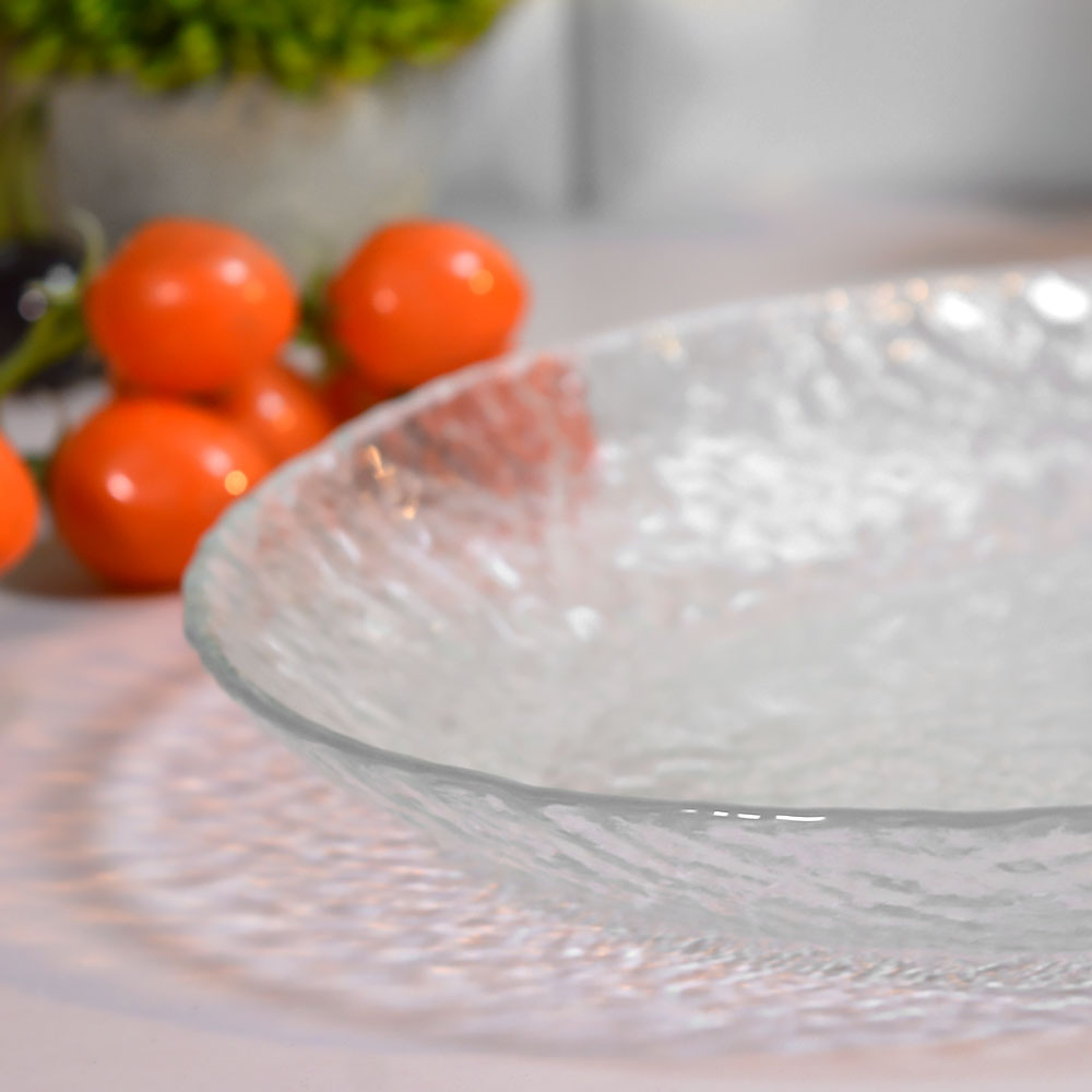 Тарелка овальная 330*250мм "Haze", закаленное стекло