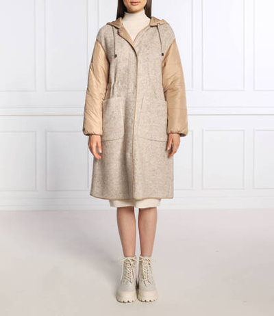 Хлопковое пальто Peserico - бежевый(S21339 A8381)
