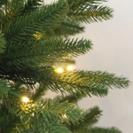 Ёлка «Новогоднее сияние» 210 см, ПВХ+Резина 380 ламп LED (1329 веток)