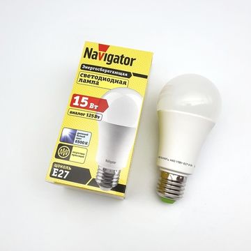 Сменная лампочка для настольной лампы 15 Вт Navigator, дневной белый свет.
