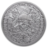 Серебряный раунд (жетон). Пират Praedatum in Mundo. США. Серебро