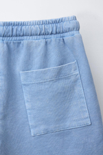 Комплект из топа и шортов бермудов garment dye