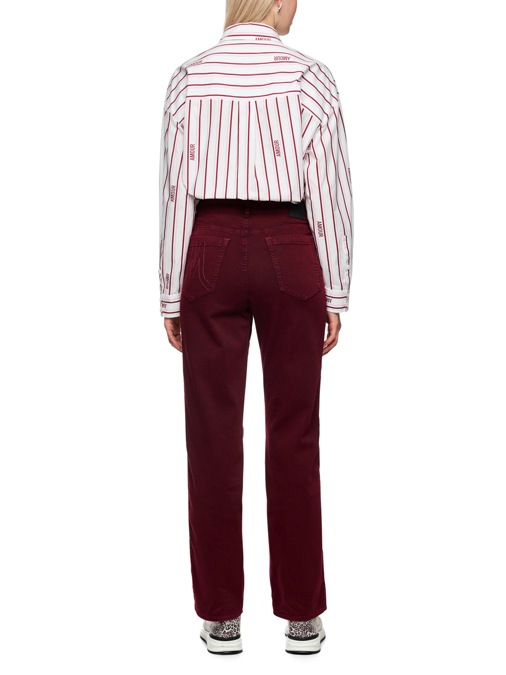 Джинсы из хлопка