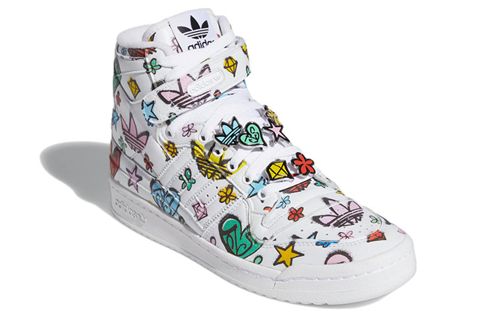 Кроссовки Jeremy Scott X Adidas Originals Forum 84 Hi Monogram