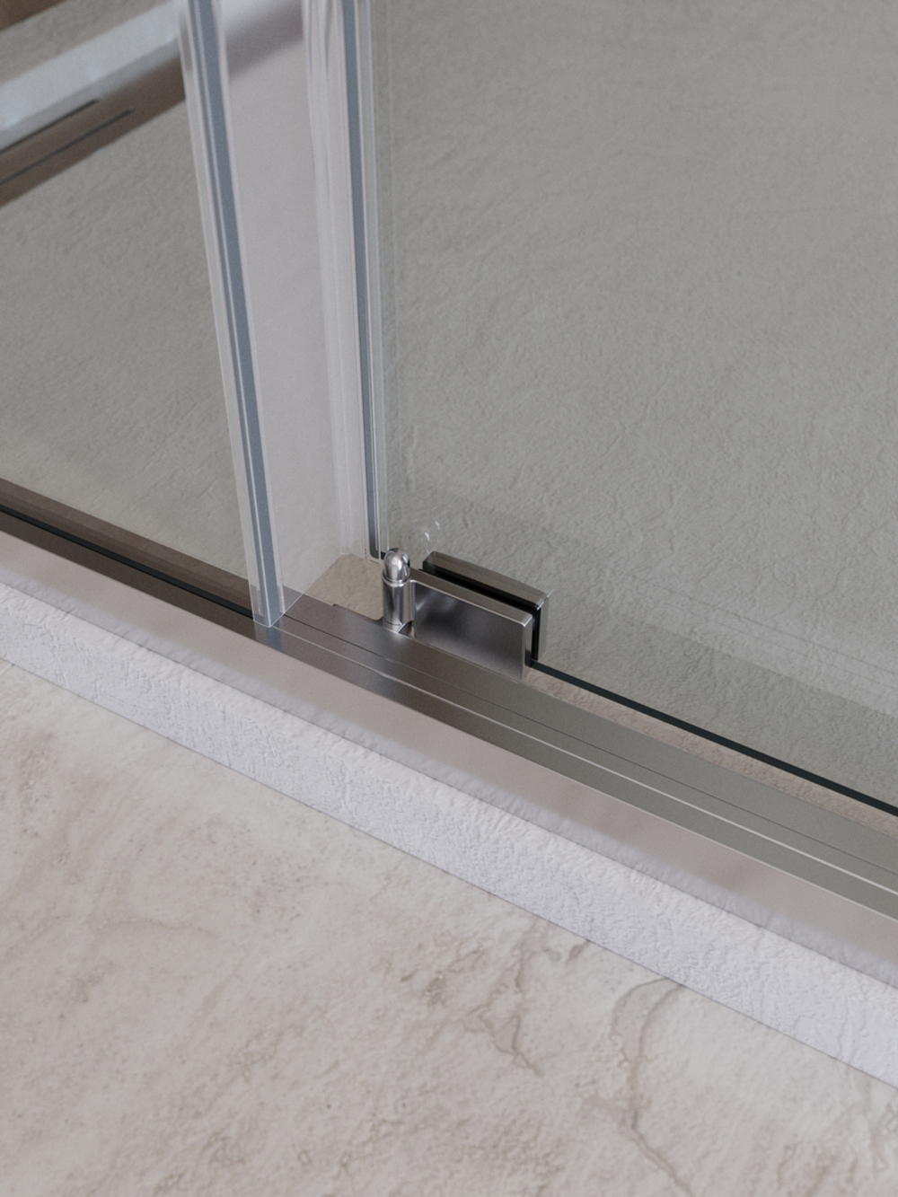 Душевой уголок Cezares LUX-AH-FS-11-110/90-C-CR, 110х90х195, профиль хром, стекло прозрачное