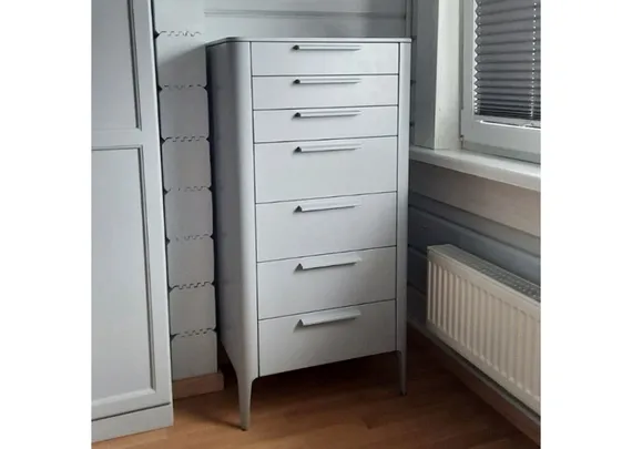 Комод Type высокии? 7 ящиков (светло-серый)