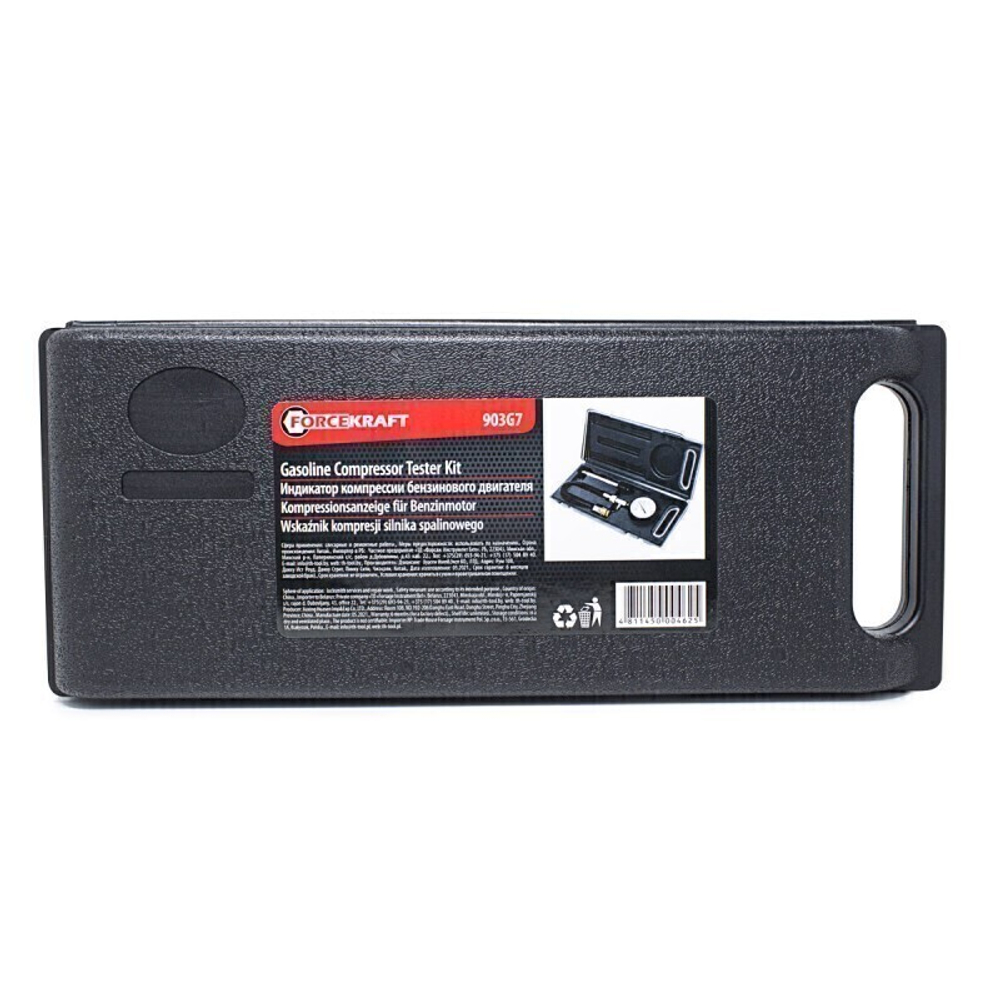 Индикатор компрессии бензинового двигателя Profi ForceKraft 3пр