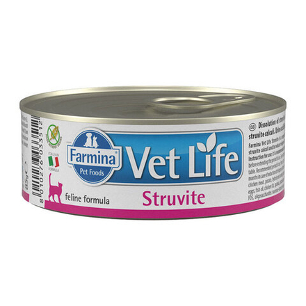 Farmina VetLife 85г конс. Struvite Влажный корм для кошек при мочекаменной болезни