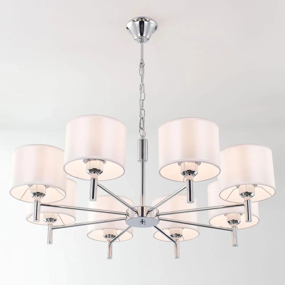 Citilux Аврора CL463180 Люстра с белыми абажурами