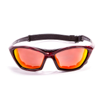 очки для виндсерфинга Lake Garda Красные Зеркально-оранжевые линзы. Вид спереди
