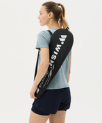 Набор для бадминтона WISH Steeltec 9, 2 ракетки, белый/красный