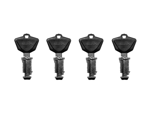 Набор личинок с ключами багажной системы LUX (4 шт.) (арт. 843157)