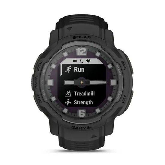 Умные часы Garmin Instinct Crossover Solar - Tactical Edition, черный