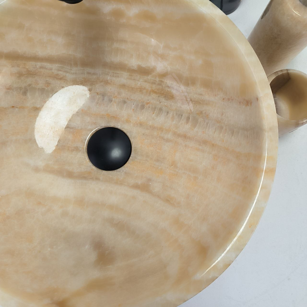 Раковина из оникса Bowl Yellow TinLip BO-62930 40*40*15 140