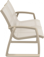 Диван пластиковый двухместный Siesta Contract Pacific Lounge, бежевый