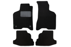 Коврики в салон для VOLKSWAGEN Lupo 1998-2005, хэтчбек, 4 шт. (текстиль) KLEVER02514001210KH