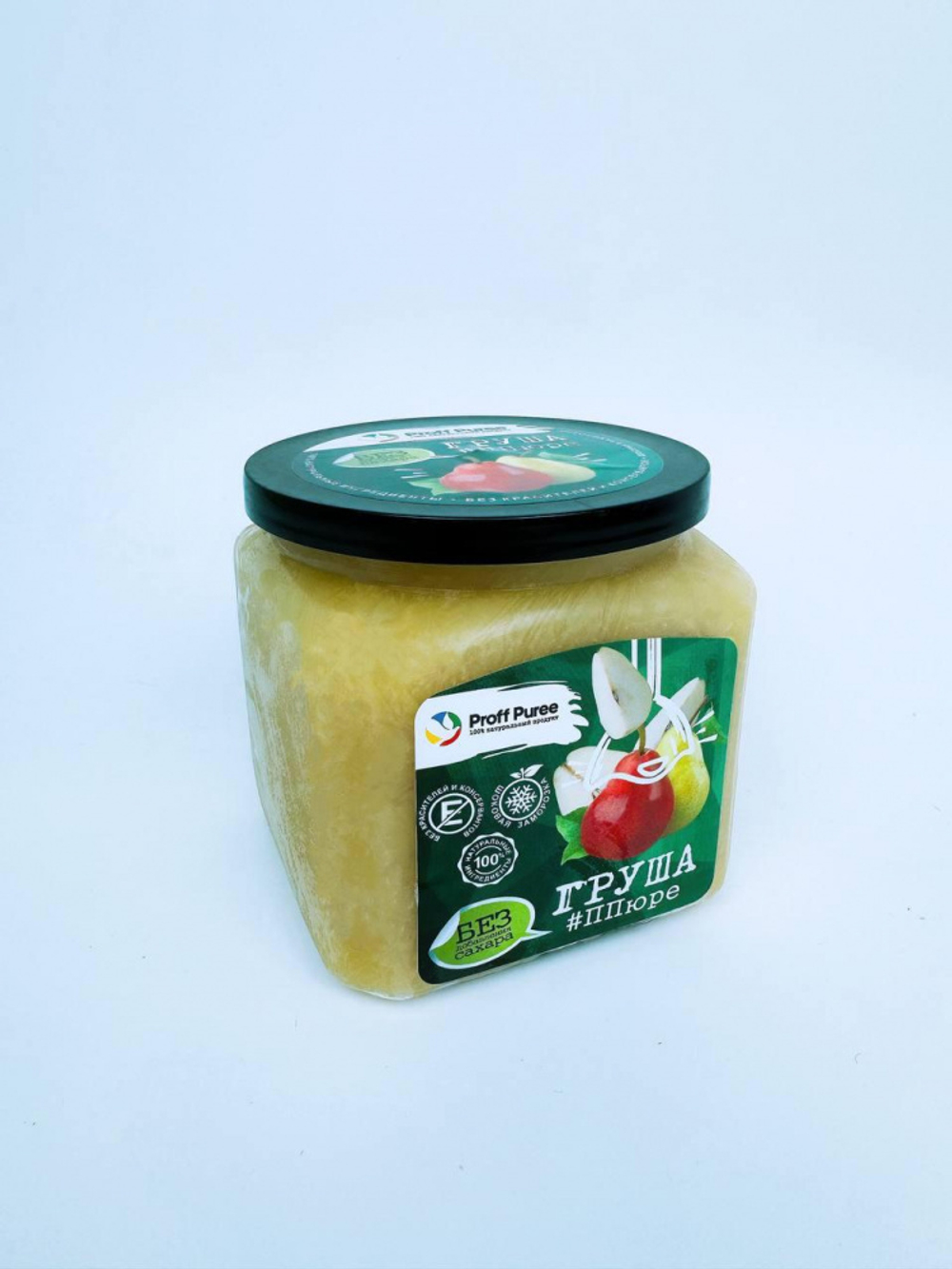 ПЮРЕ Proff Puree без сахара из груши (Банка 500гр)