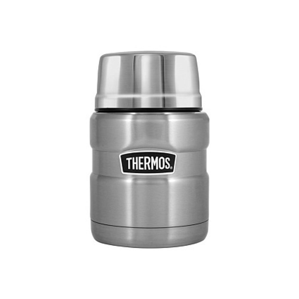 Термос для еды THERMOS KING SK-3000 0,47L, складная ложка, стальной