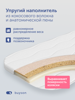 Матрас в коляску БайСкай (кокос)