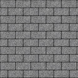 Тротуарная плитка ПРЯМОУГОЛЬНИК 200x100 мм - Гранит+ Серый с черным