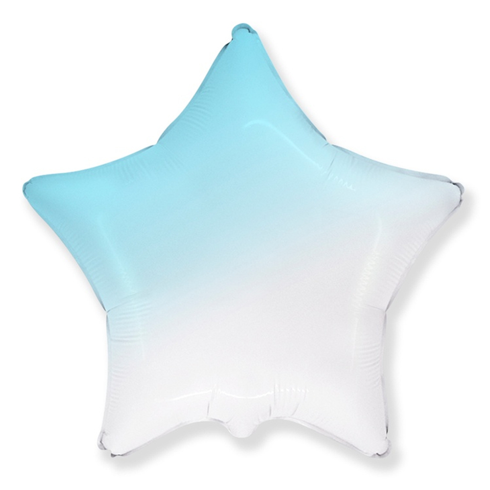 Шар фольгированный Звезда 81 см (Голубой)